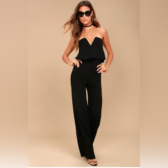 Lulu’s Power of Love Black Strapless Jumpsuit - Picture 5 of 10